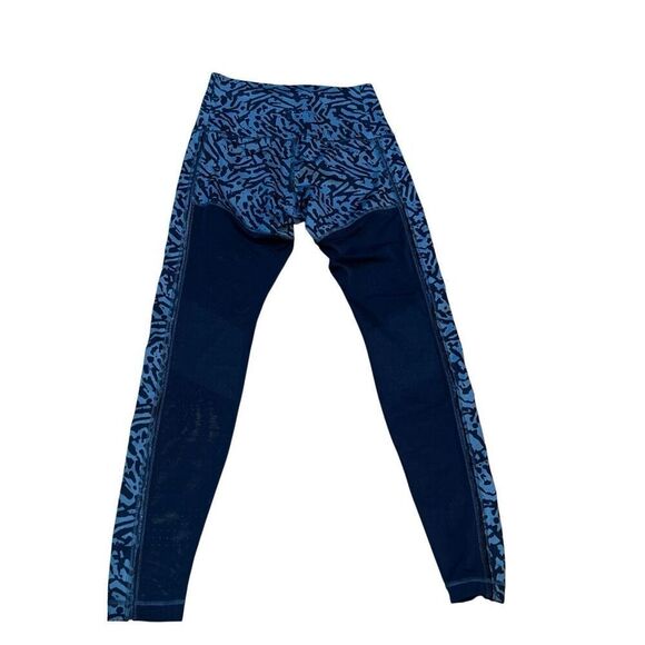 Lululemon Wunder Under Sexy Sheer Mesh Ankle Leggings Size 6 - Picture 1 of 4